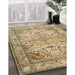 Machine Washable Traditional Light Brown Rug in a Family Room, wshtr3188