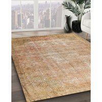 Traditional Bronze Brown Persian Rug, tr3189