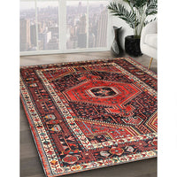 Traditional Saffron Red Persian Rug, tr318