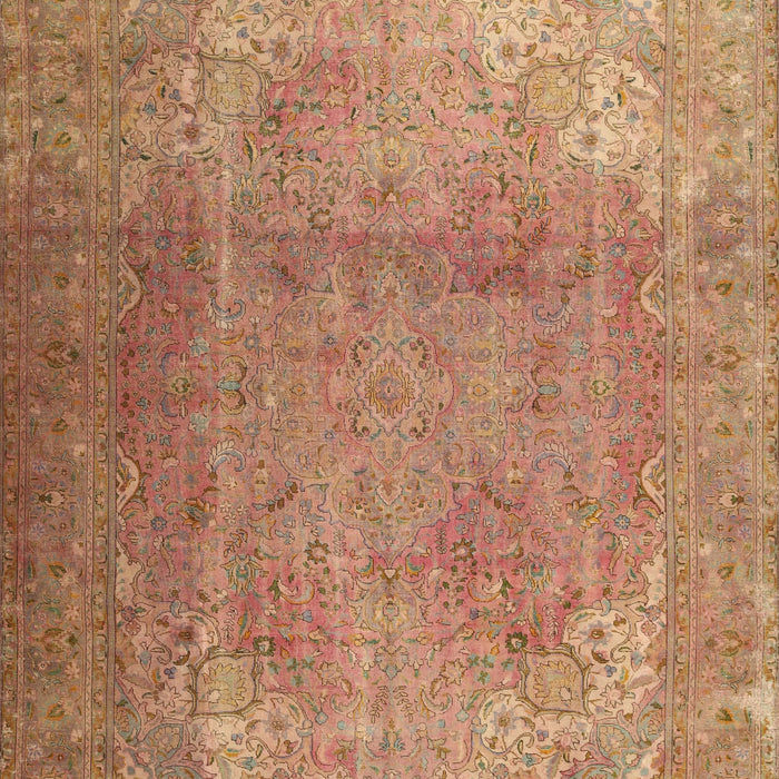 Traditional Sand Brown Persian Rug, tr3193