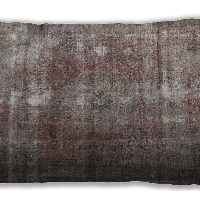 Traditional Classic Rectangular Rosy Pink Lumbar Throw Pillow, 13 inch by 19 inch, lbtr3195