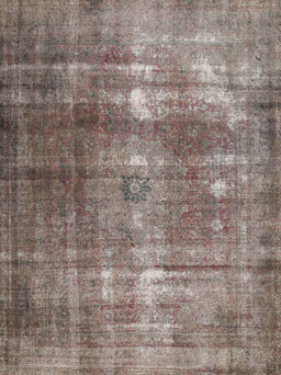 Machine Washable Traditional Rosy Pink Rug, wshtr3195