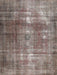 Machine Washable Traditional Rosy Pink Rug, wshtr3195