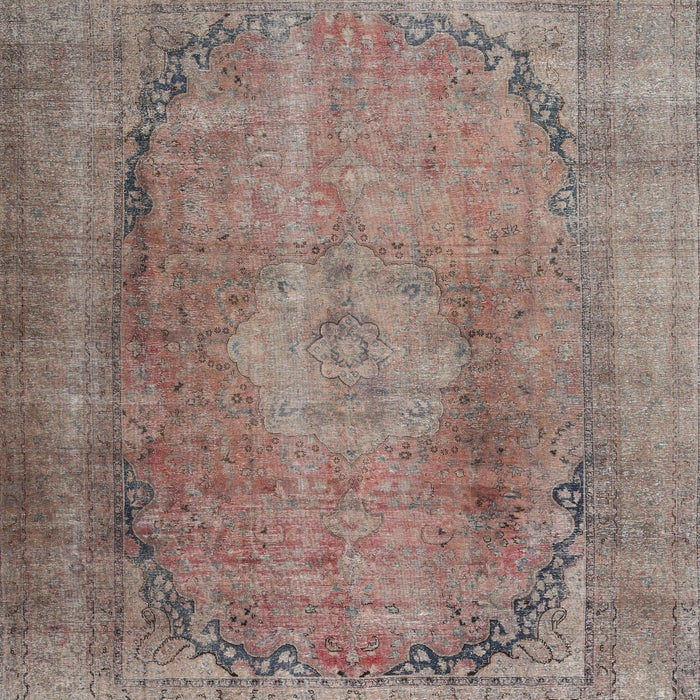 Traditional Rosy Brown Pink Persian Rug, tr3196