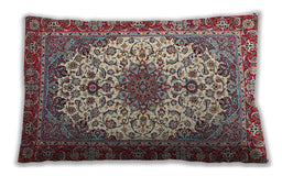 Traditional Classic Rectangular Tan Brown Lumbar Throw Pillow, 13 inch by 19 inch, lbtr3197