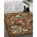 Traditional Bronze Brown Animal Rug in Family Room, tr31