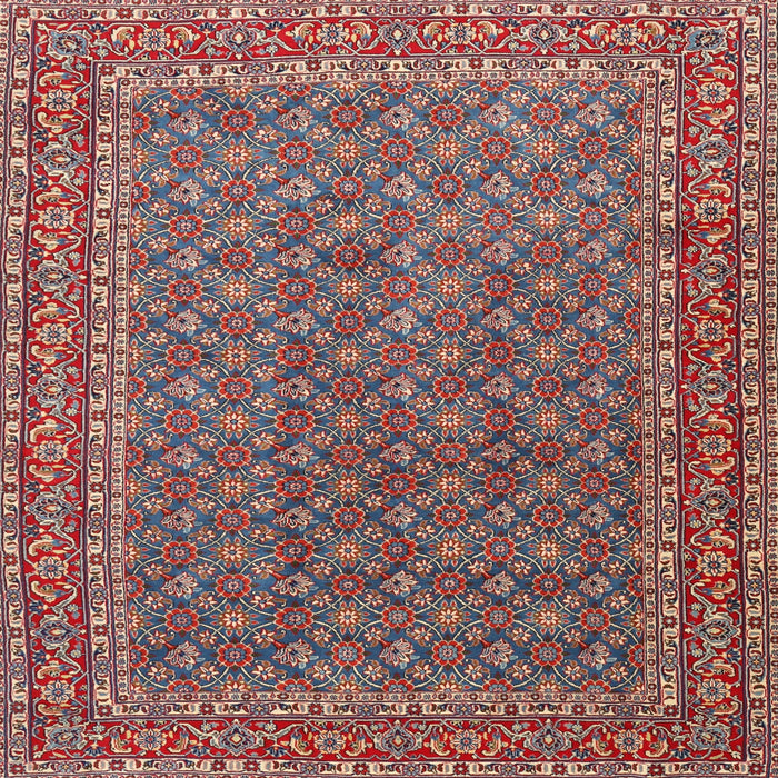 Round Machine Washable Traditional Brown Red Rug, wshtr3200