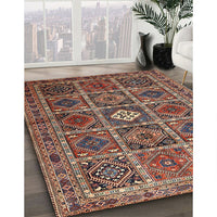 Traditional Light Copper Gold Persian Rug, tr3207