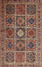 Machine Washable Traditional Light Copper Gold Rug, wshtr3207