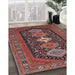 Machine Washable Traditional Saffron Red Rug in a Family Room, wshtr3208