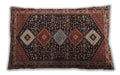Traditional Classic Rectangular Dark Almond Brown Lumbar Throw Pillow, 13 inch by 19 inch, lbtr3209