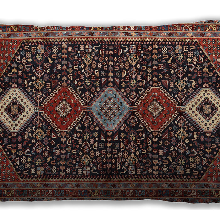 Traditional Classic Rectangular Dark Almond Brown Lumbar Throw Pillow, 13 inch by 19 inch, lbtr3209