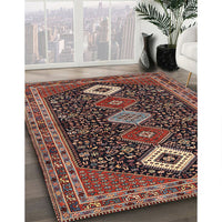 Traditional Dark Almond Brown Persian Rug, tr3209