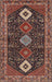 Machine Washable Traditional Dark Almond Brown Rug, wshtr3209