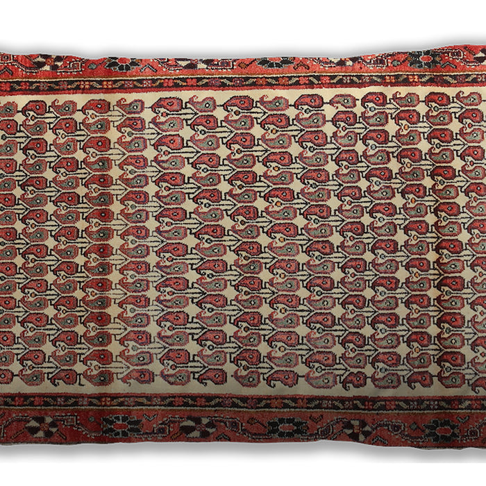 Traditional Classic Rectangular Tomato Red Lumbar Throw Pillow, 13 inch by 19 inch, lbtr320