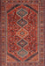 Traditional Dark Gold Brown Persian Rug, tr3210