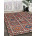 Machine Washable Traditional Saffron Red Rug in a Family Room, wshtr3212