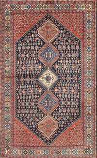 Machine Washable Traditional Camel Brown Rug, wshtr3213