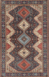 Machine Washable Traditional Camel Brown Rug, wshtr3214