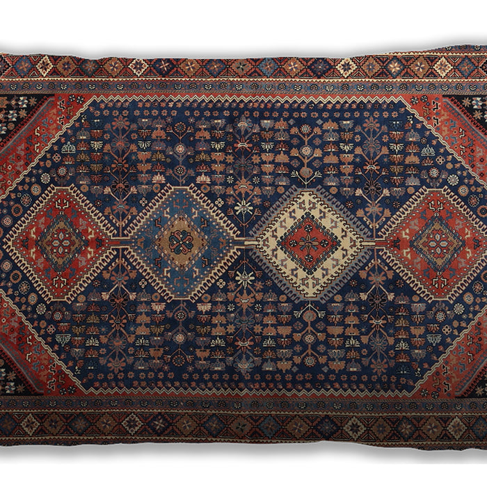 Traditional Classic Rectangular Dark Almond Brown Lumbar Throw Pillow, 13 inch by 19 inch, lbtr3216