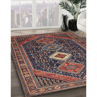 Traditional Dark Almond Brown Persian Rug, tr3216