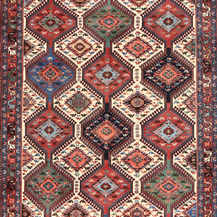 Traditional Saffron Red Persian Rug, tr3217