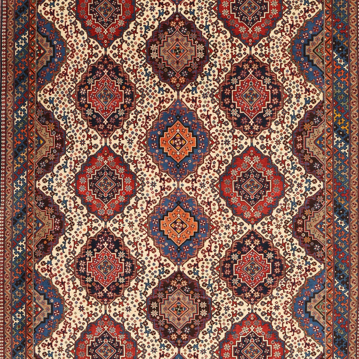 Traditional Saffron Red Persian Rug, tr3219