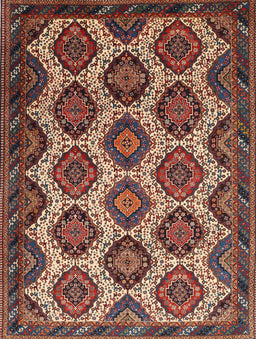 Machine Washable Traditional Saffron Red Rug, wshtr3219