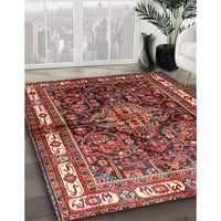 Traditional Saffron Red Persian Rug, tr321