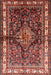 Traditional Saffron Red Persian Rug, tr321