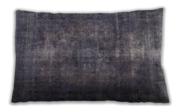 Traditional Classic Rectangular Plum Purple Lumbar Throw Pillow, 13 inch by 19 inch, lbtr3222