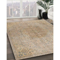Traditional Dark Almond Brown Persian Rug, tr3226