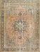 Machine Washable Traditional Dark Gold Brown Rug, wshtr3232