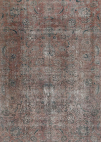 Machine Washable Traditional Rosy-Finch Purple Rug, wshtr3234