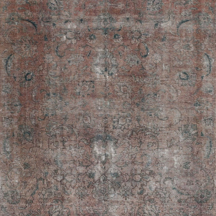 Machine Washable Traditional Rosy-Finch Purple Rug, wshtr3234