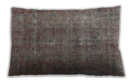 Traditional Classic Rectangular Rosy-Finch Purple Lumbar Throw Pillow, 13 inch by 19 inch, lbtr3234