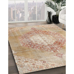 Traditional Brown Persian Rug in Family Room, tr3237