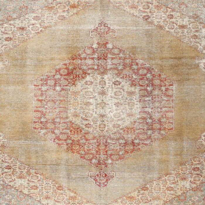 Square Traditional Brown Persian Rug, tr3237