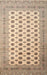 Traditional Dark Gold Brown Southwestern Rug, tr323