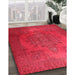 Traditional Red Persian Rug in Family Room, tr3242
