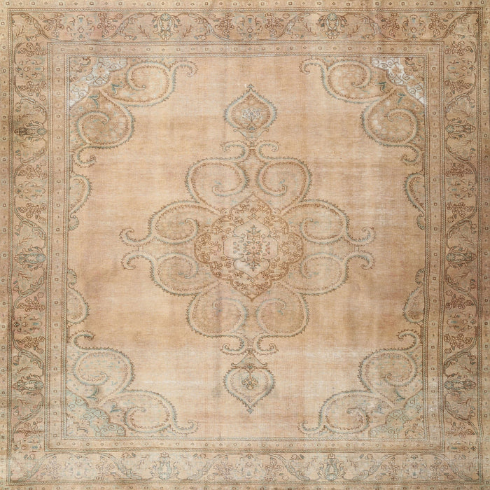 Square Traditional Brown Persian Rug, tr3246