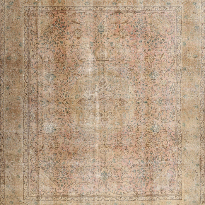Machine Washable Traditional Orange Brown Rug, wshtr3247