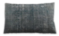 Traditional Classic Rectangular Gray Lumbar Throw Pillow, 13 inch by 19 inch, lbtr3249