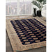 Machine Washable Traditional Charcoal Black Rug in a Family Room, wshtr324