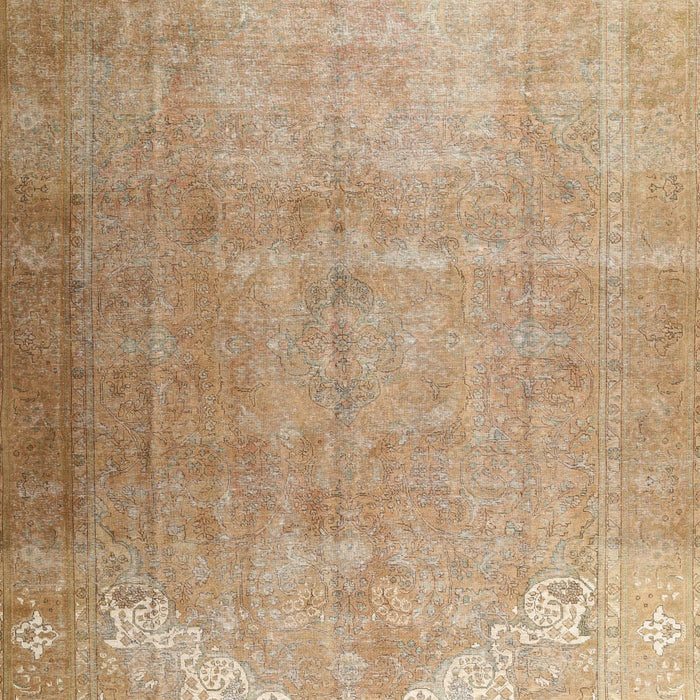 Machine Washable Traditional Bronze Brown Rug, wshtr3253