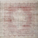 Square Traditional Rose Pink Persian Rug, tr3254