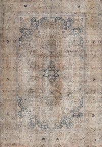 Machine Washable Traditional Dark Almond Brown Rug, wshtr3256