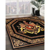 Traditional Saddle Brown Persian Rug, tr3257