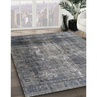 Traditional Carbon Gray Persian Rug, tr3258