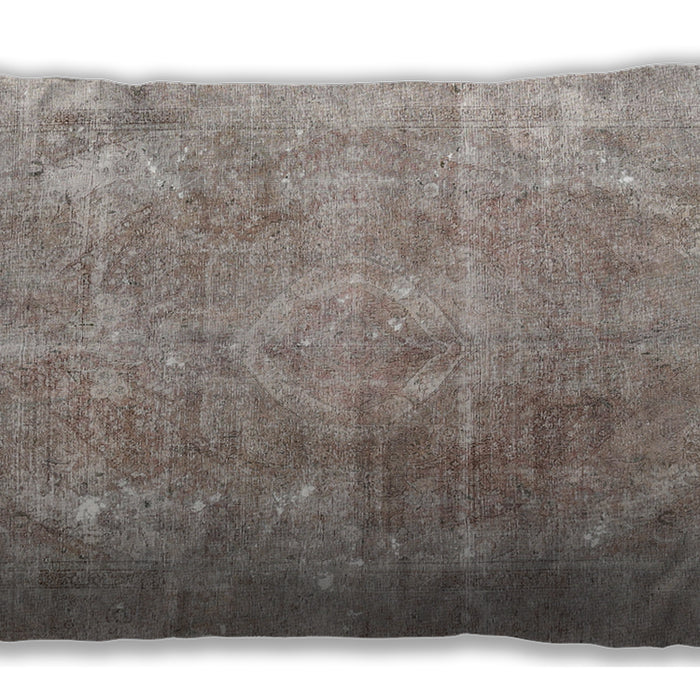 Traditional Classic Rectangular Rosy Pink Lumbar Throw Pillow, 13 inch by 19 inch, lbtr3259